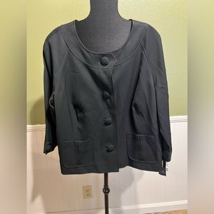 NWT Black Anne Klein Jacket